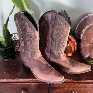 Laredo Distressed Brown Western Boots